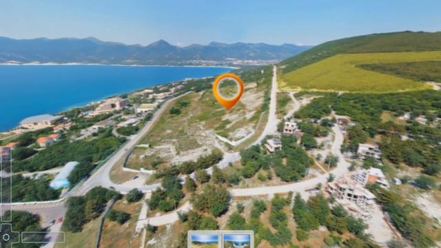 Геленджик - аэропанорама для продажи земельного участка смотреть онлайн