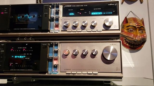 Duo luxman receiver RX-101 /cassette deck Kx-101 play pure blues vintage audio crazy eugene смотреть онлайн