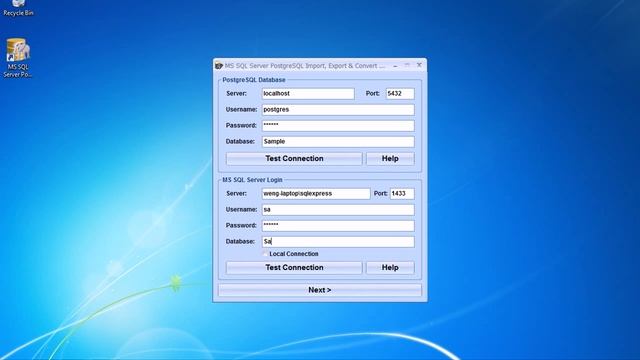How To Use MS SQL Server PostgreSQL Import, Export & Convert Software смотреть онлайн