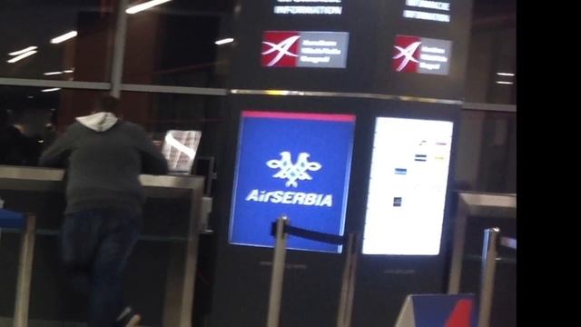 BELGRADE NIKOLA TESLA Airport, transit. Пересадка в аэропорту Белграда. смотреть онлайн