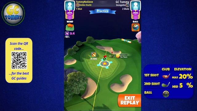 Master, QR Hole 8 - Par 4, EAGLE - Korean Classic Tournament, *Golf Clash Guide* смотреть онлайн