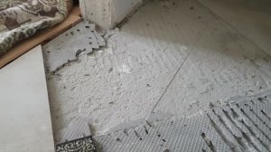 Как поменять плитку на полу 60х60. (замена плитки)