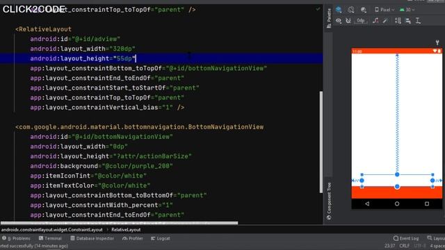 How to create Bottom Navigation with Fragment Container Menu in android Studio. смотреть онлайн