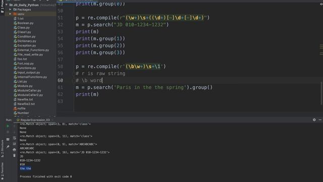 JD with Daily Python Practice (Python Regular Expression) смотреть онлайн