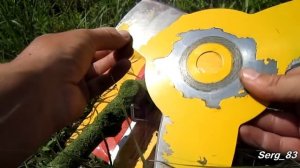 смена катушки на  нож, на  бензокосе Ижмаш Industrial Line GT 4350