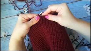 Шапка резинкой 1x1 Макушка домик Шапка для начинающих