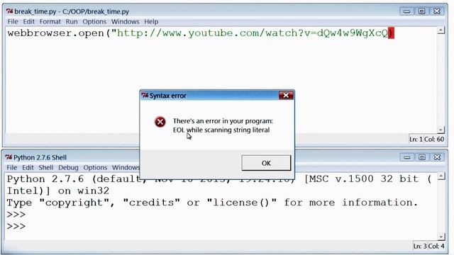 What Is the Error? - Programming Foundations with Python смотреть онлайн