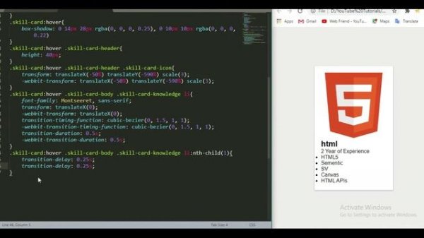 Material UI Card design html css || webfriend html css tutorials || semantic html css card tutorial
