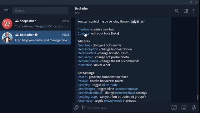How to create Telegram store bot | ShopFather смотреть онлайн