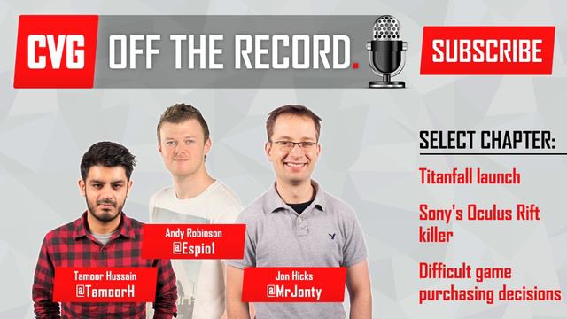 CVG Off The Record 14: Titanfall Launch & PS4's Oculus Rift Killer смотреть онлайн