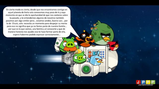 Angry Birds Space "Beak Impact Planeta 1" Parte 2 │JuanPiggysPowerPoint смотреть онлайн
