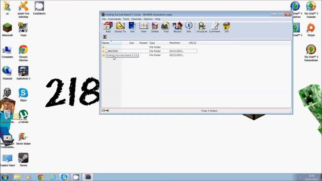 Minecraft How to install a world save 1.5.2/1.6.1 HD смотреть онлайн