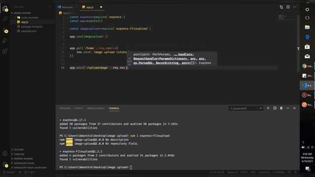 Handling File Upload using Node JS the easy way | No Multer! смотреть онлайн