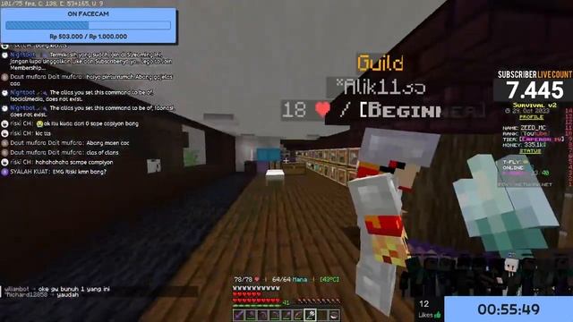 ZDCRAFT BASE SECRET ROOM - MINECRAFT SERVER INDONESIA - FOXY NETWORK смотреть онлайн