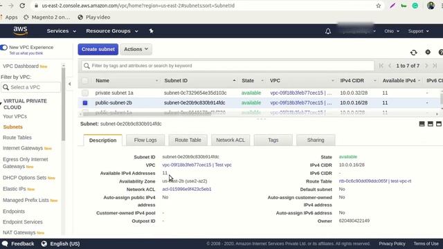 AWS - VPC (Virtual Private Cloud) Tutorial in Hindi | Public, Private subnets, IGW, NAT Gateway Dem смотреть онлайн