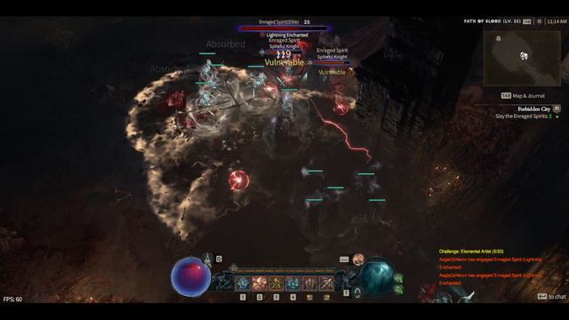 Diablo 4 (D4) - Crazy Necromancer Build - The Vulnerable Shadow Bloodmist Corpse Explosion смотреть онлайн