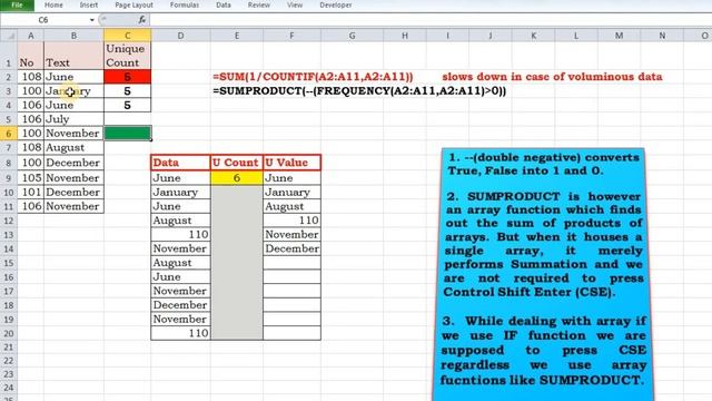 Extract unique items for dynamic data validation drop down list смотреть онлайн