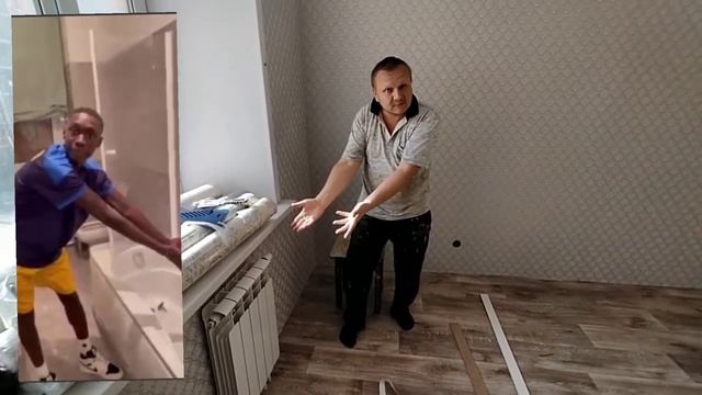 Поклейка обоев и конец ремонта смотреть онлайн