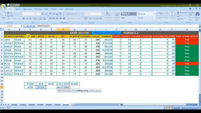 index match function in excel | how to use index and match formula in excel | excel formula | смотреть онлайн