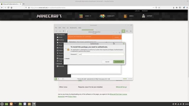 How to install Minecraft on Linux Mint 20.1 смотреть онлайн