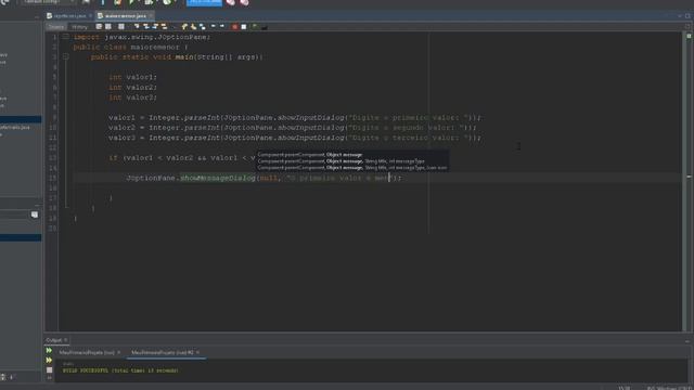 Identificar valor menor em Java смотреть онлайн