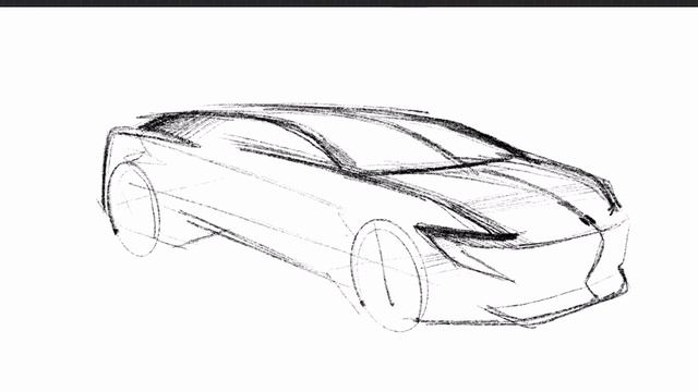 [Daily sketch] Car sketch for coupe design смотреть онлайн