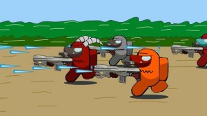 The Henry Stickmin and Among us Plays Squid Game - 30 Players Among us Animation