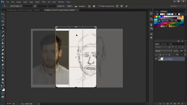 Photoshop CC 2015 Cropping Tool Problem