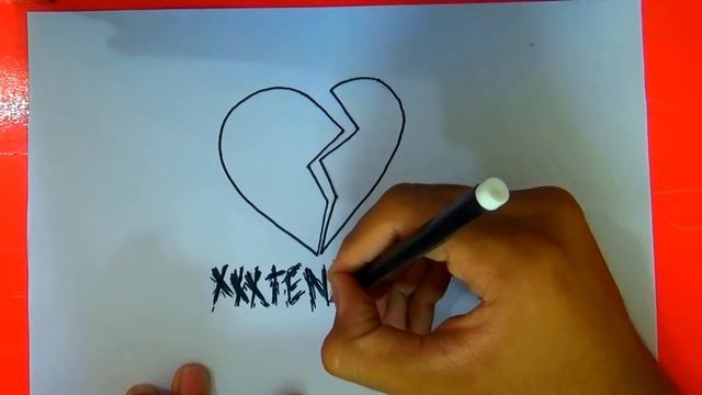 How to Draw XXXTentacion Logo easy смотреть онлайн