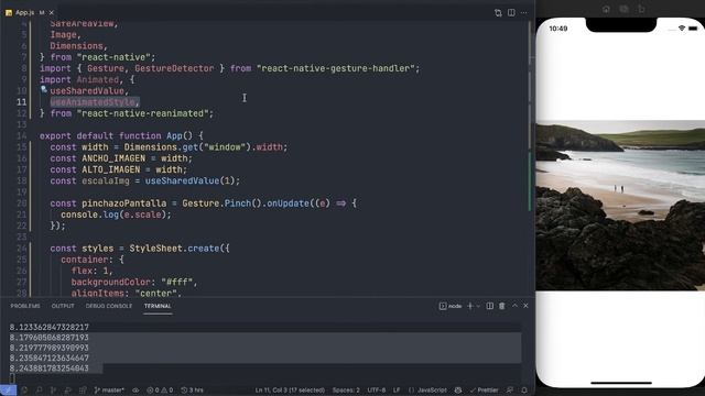 Zoom con Gesto de Pellizco (Pinch) en React Native смотреть онлайн