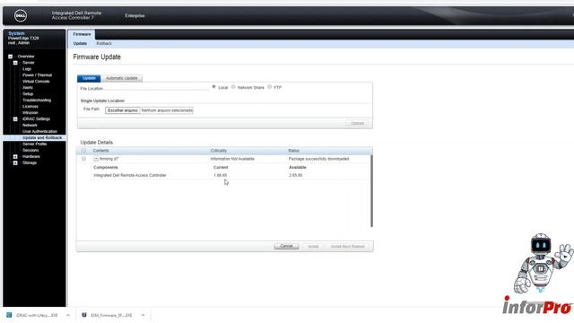 Atualizando o Firmware da iDRAC para acesso remoto sem Java смотреть онлайн