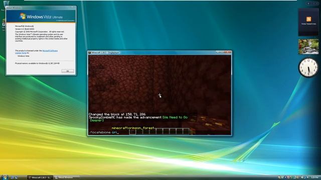 Minecraft 1.16.3 on Windows Vista!!! смотреть онлайн