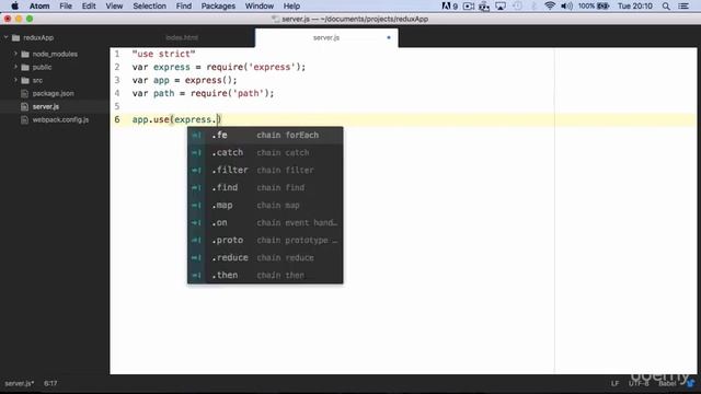 Full stack Universal React with Redux, Node js and MongoDB : Set-up a small project смотреть онлайн