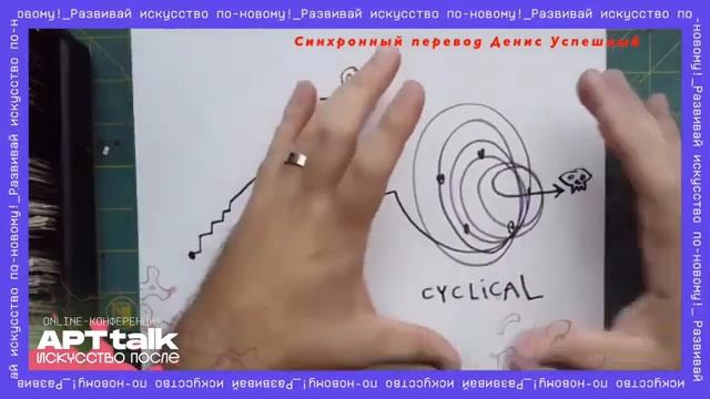 Синхронный перевод Дениса Успешного на форуме Art Talks. смотреть онлайн