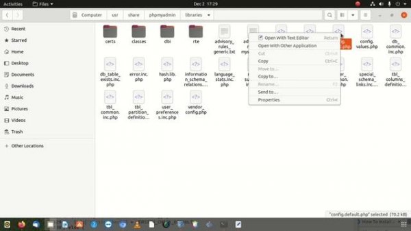 phpMyAdmin   Error Incorrect format parameter