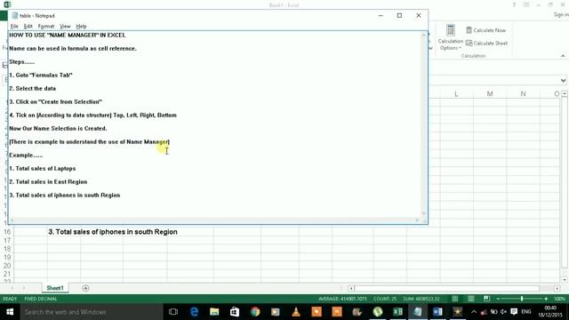 How to use Name Manager in Excel смотреть онлайн