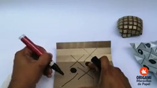 Origami Bomba de Agua Tessellation (WaterBomb Tessellation) смотреть онлайн