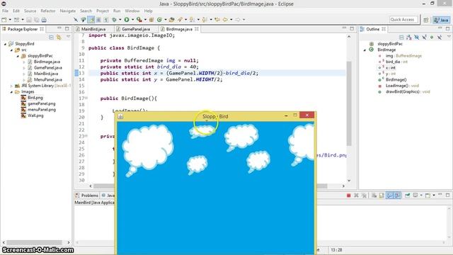 Tutorial-5: Setting up the Bird and the Walls for the game смотреть онлайн