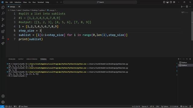 How to split list into sub lists | Telugu | Python. #pythonprogramming #pythontelugu #letsquest смотреть онлайн