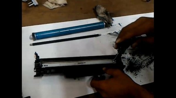 HP LaserJet P1505 Printer 36A Toner refilling