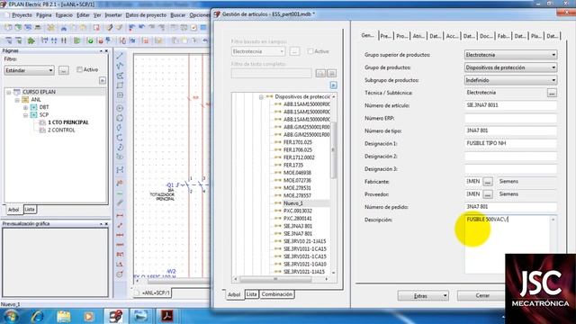 GESTION Y ASIGNACION DE ARTICULOS EN EPLAN ELECTRIC P8 смотреть онлайн