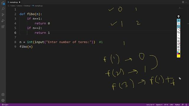 Fibonacci Series Using Recursion | Recursion in Python | Python Interview Questions & Answers смотреть онлайн