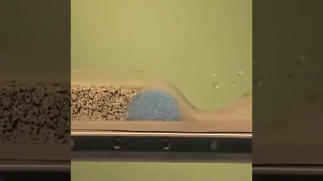 Вот что происходит если в реке появляется какое нибудь препятствие