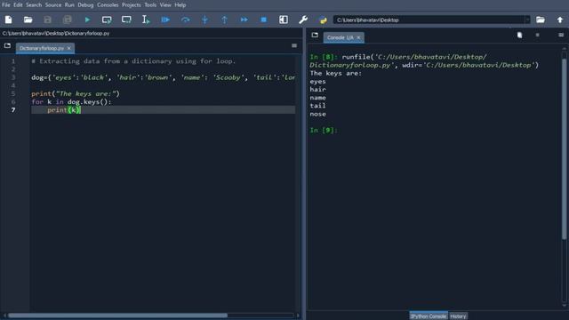 14. Loop Through a Dictionary by Using For Loop in Python || keys() , values() , items() Methods смотреть онлайн