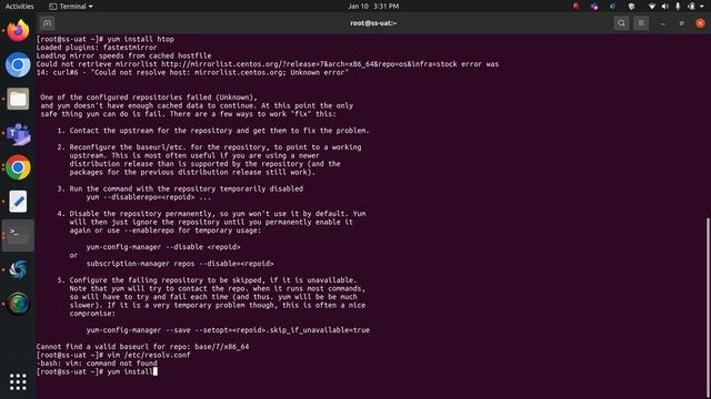 How to resolve issue like could not resolve mirrorlist centos org Unknown error смотреть онлайн