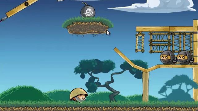 Little Ninja Walkthrough (All 1-45 Levels) - Yepi.com games! смотреть онлайн
