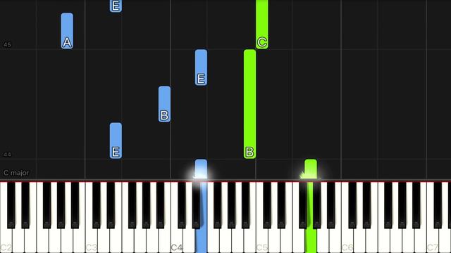 Your Lie In April OST - Watashi no Uso | EASY Piano Tutorial смотреть онлайн