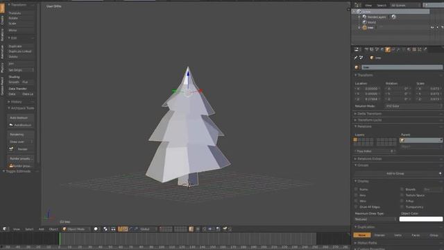 Create Game(Unity) Part2:Tree in blender смотреть онлайн