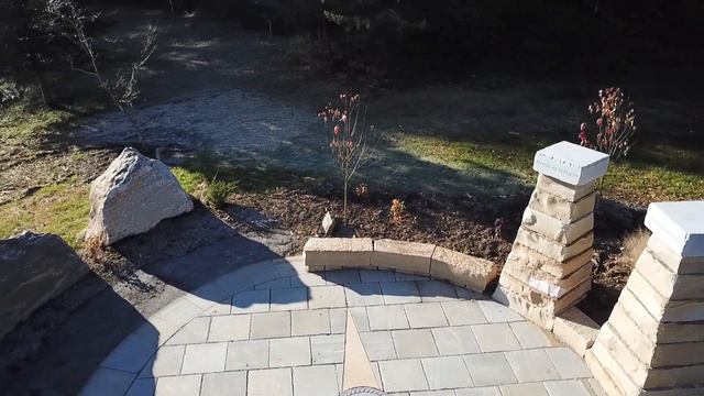 Sandstone and Granite Patio with Compass Rose, Columns, and Benches, 2017 смотреть онлайн