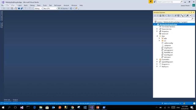 Angular and ASP.NET Core смотреть онлайн